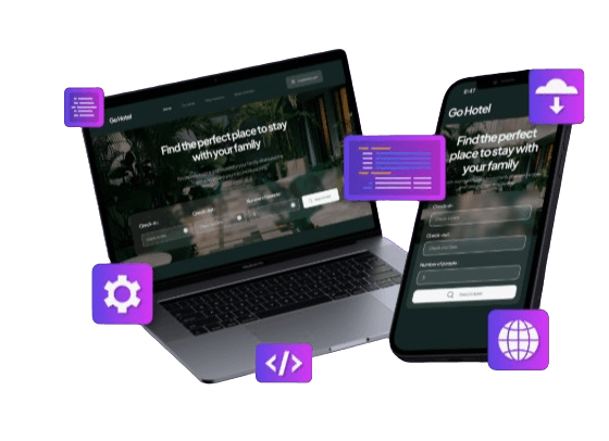 Tampilan proyek Digital School